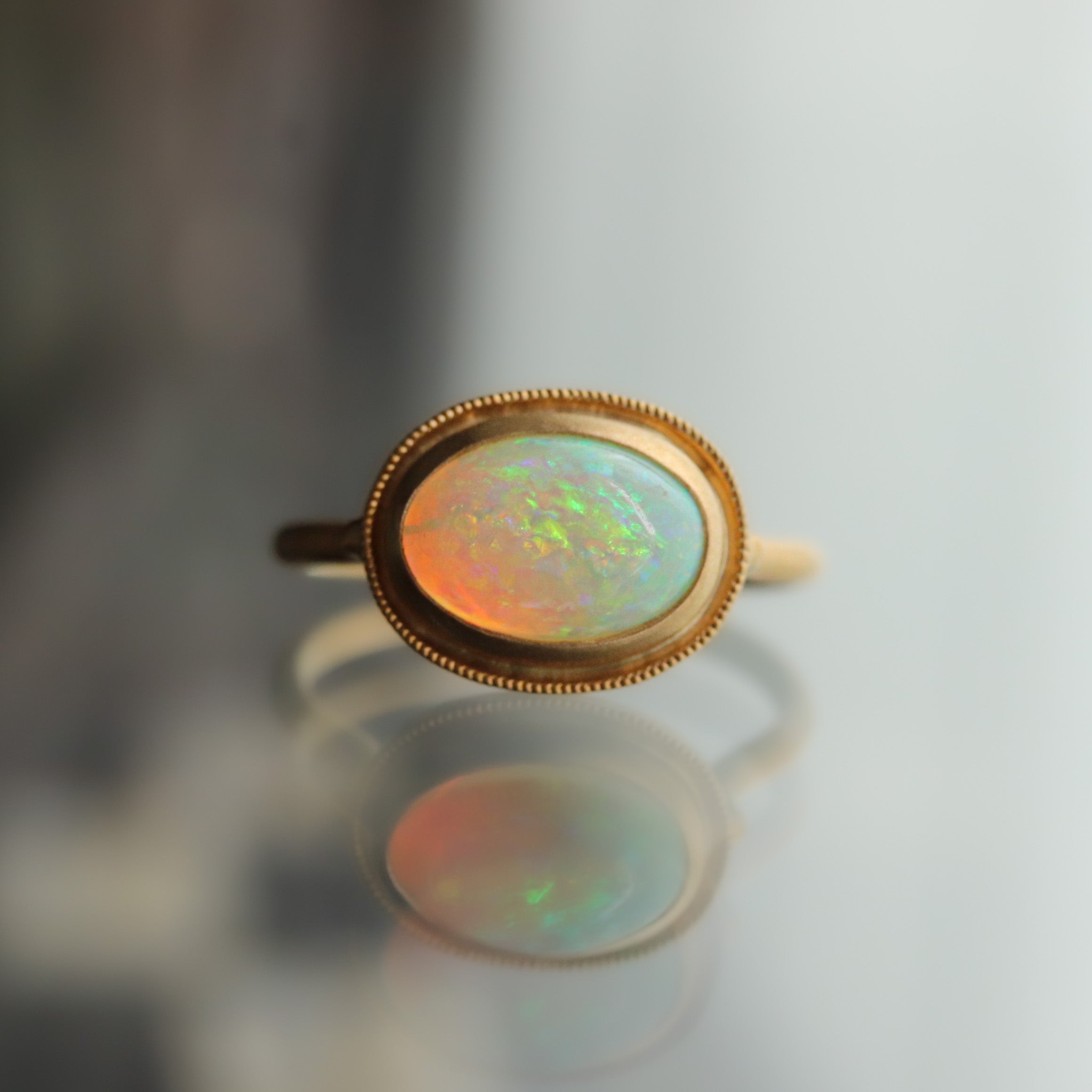 Column Ring - Opal -