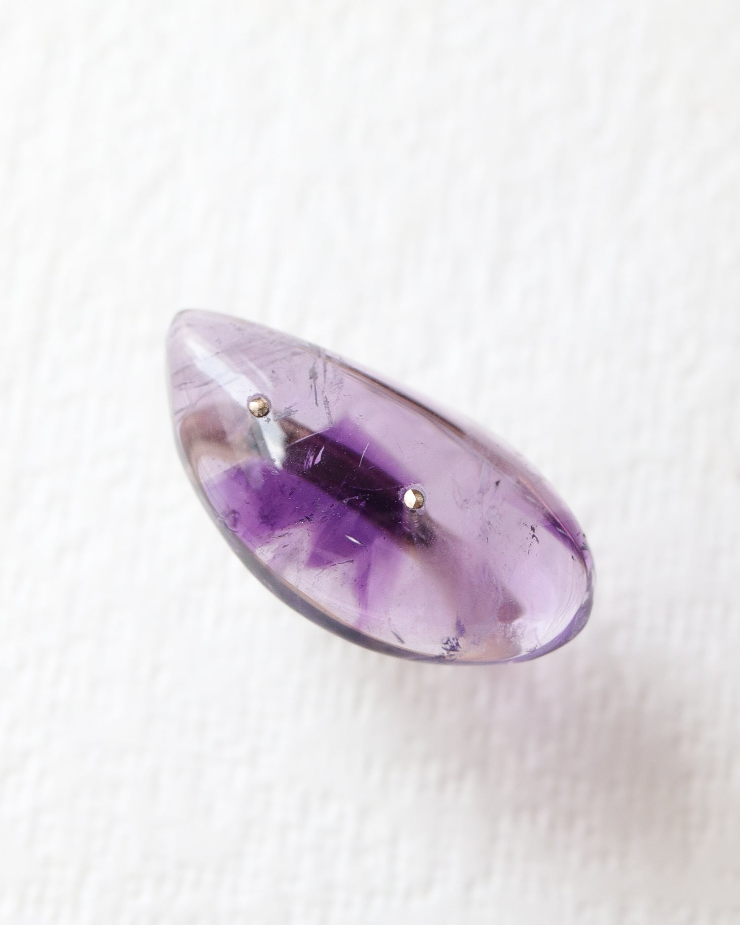 Stone Ear Cuff - Amethyst -