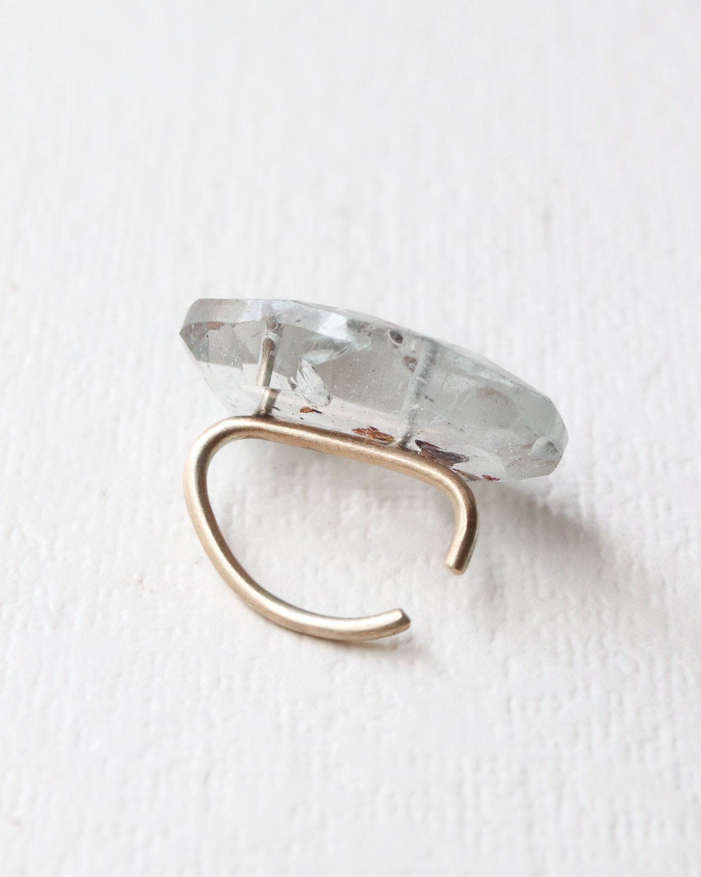 Stone Ear Cuff - Blue Topaz -