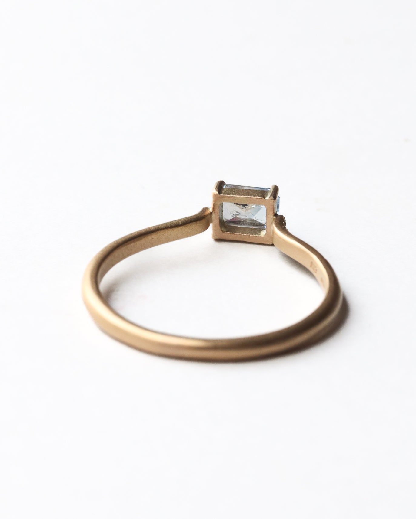 Prong Ring - Benitoite -