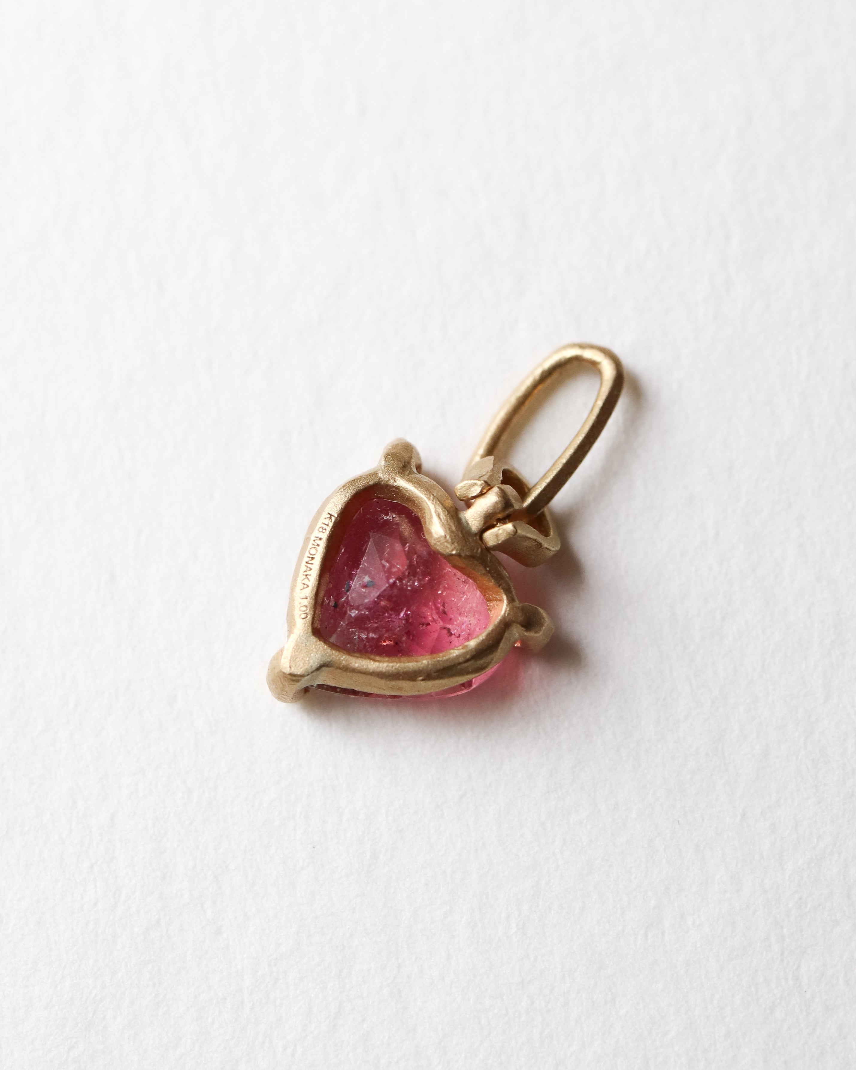 Horse Shoe Prong Necklace - Tourmaline -