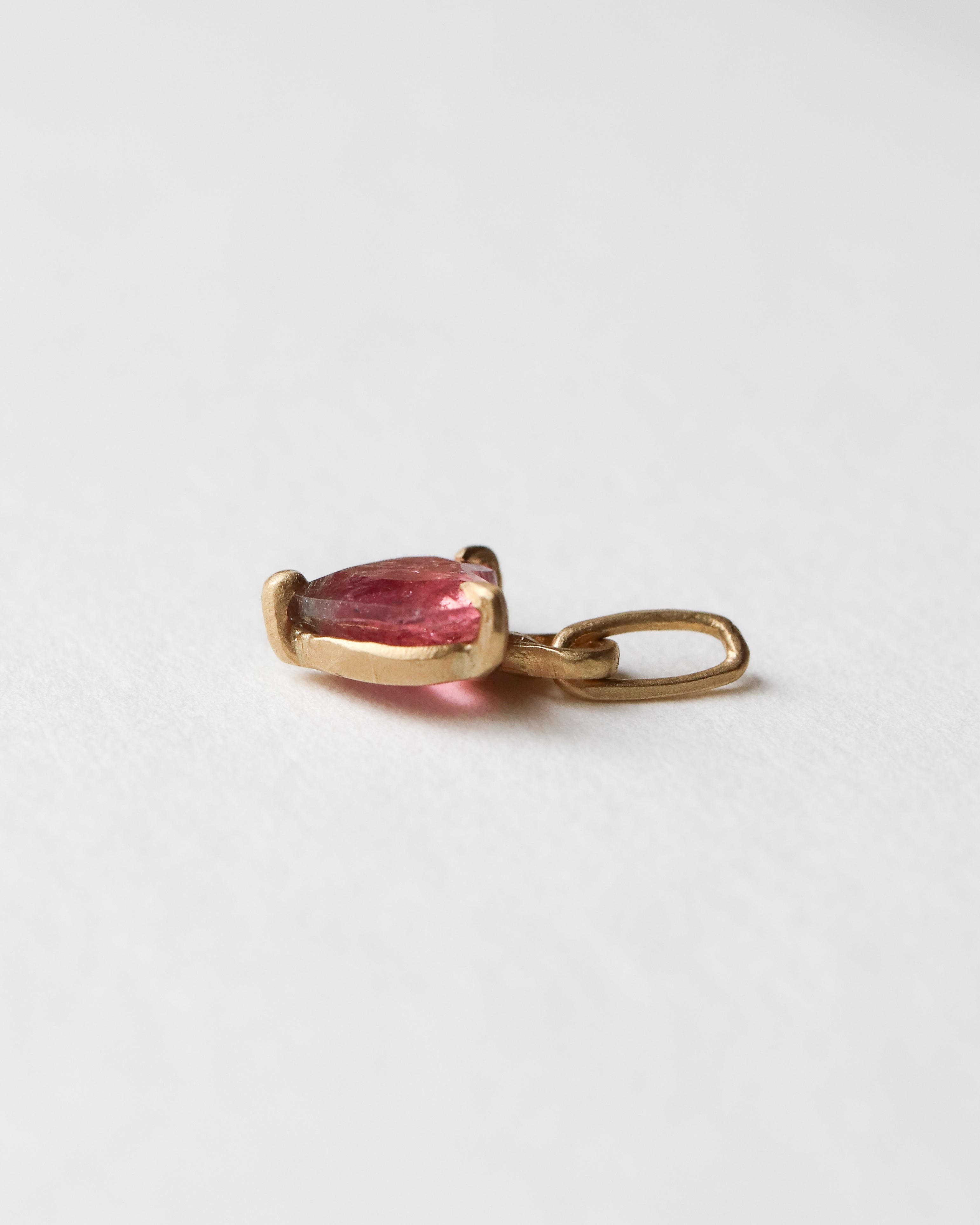 Horse Shoe Prong Necklace - Tourmaline -