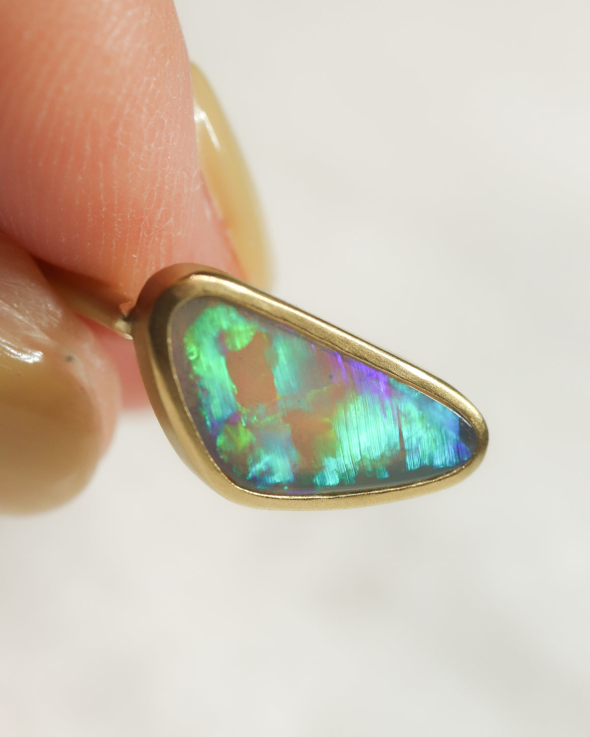 Collet Ring - Crystal Black Opal -