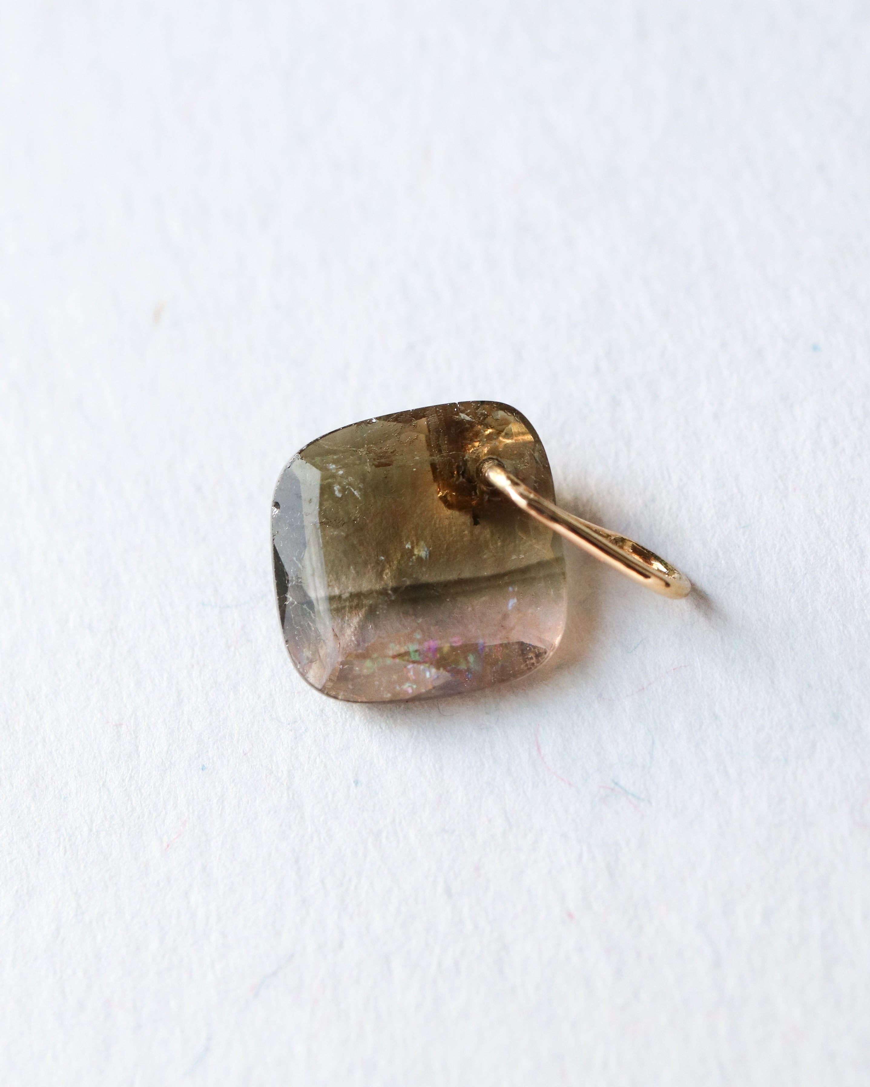 Flat Necklace - Bicolor Tourmaline -
