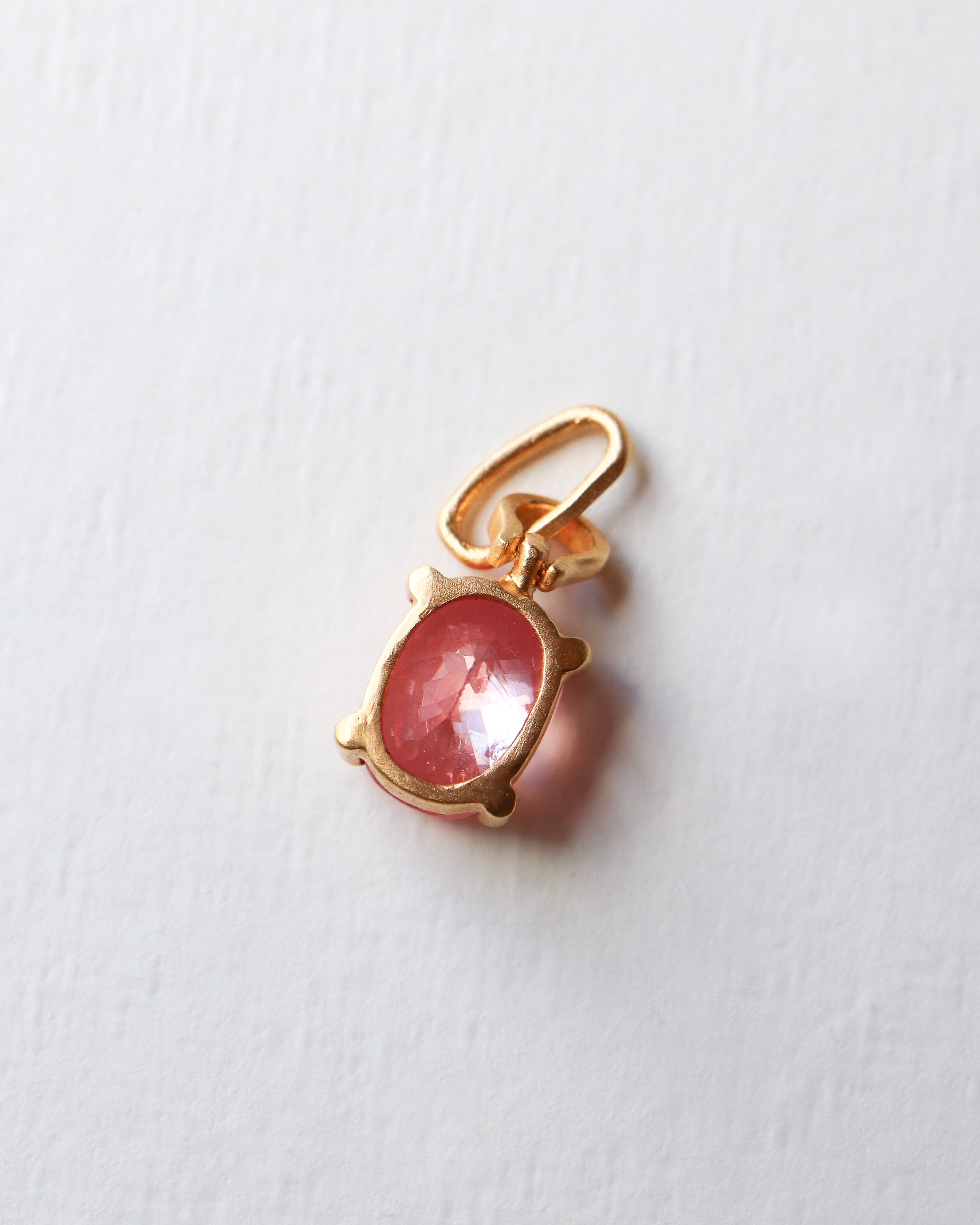 HorseShoe Necklace - Rhodochrosite -