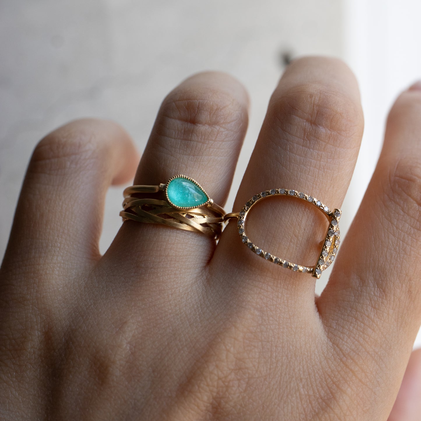 Mantel Ring - Full Diamond -