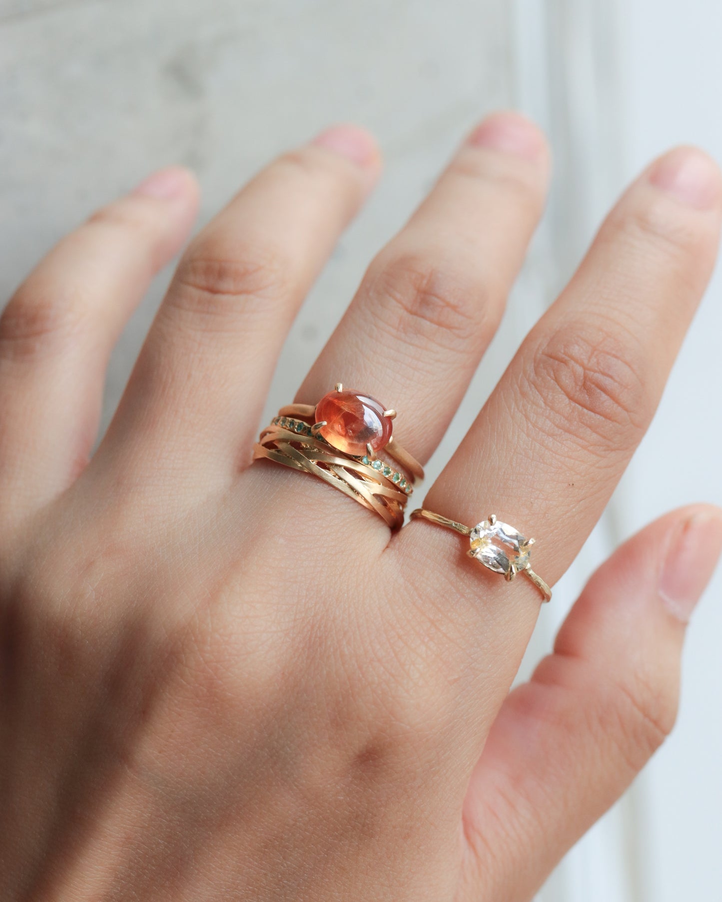 Prong Ring - Sapphire -