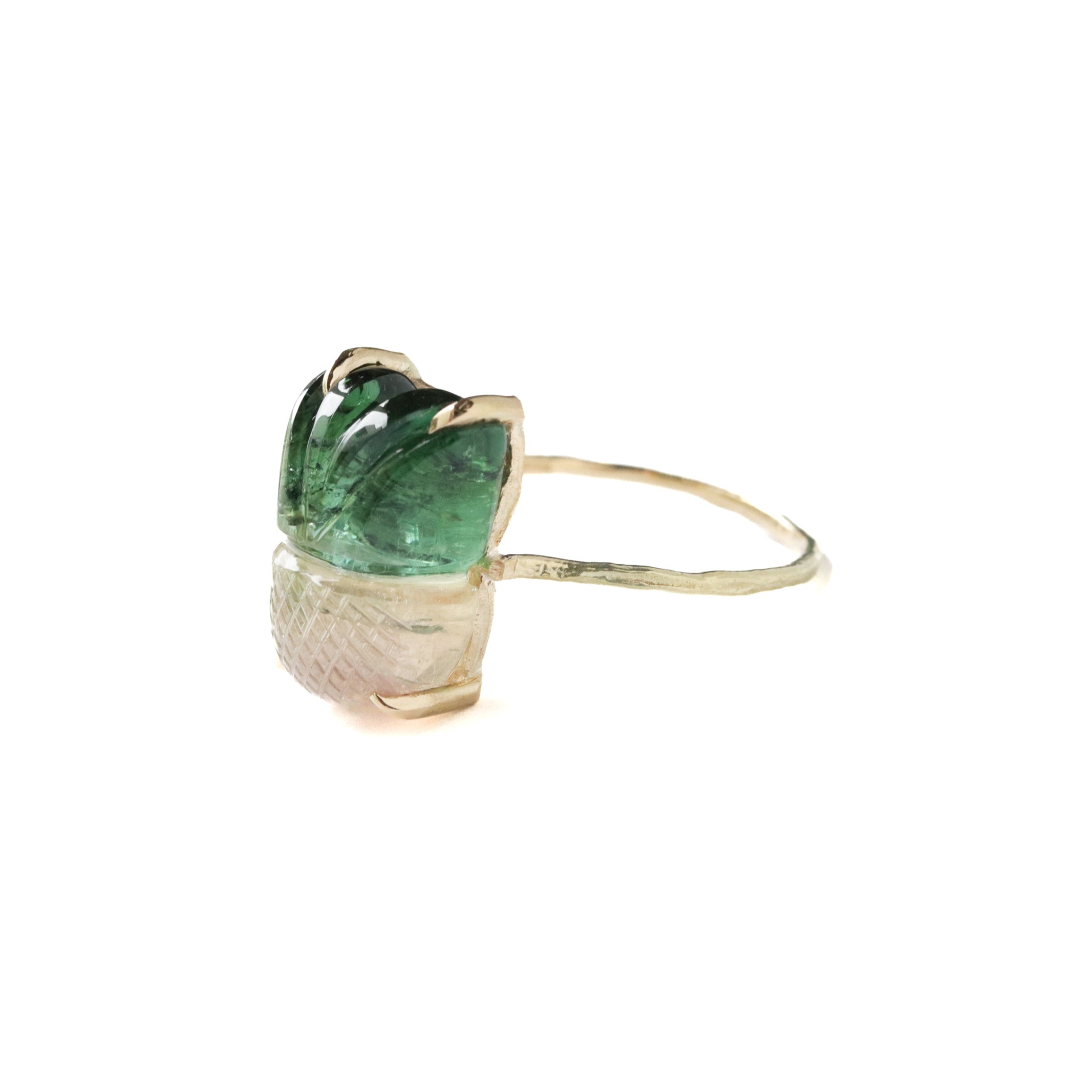 【Online Exclusive】Prong Ring - Bicolor Tourmaline -