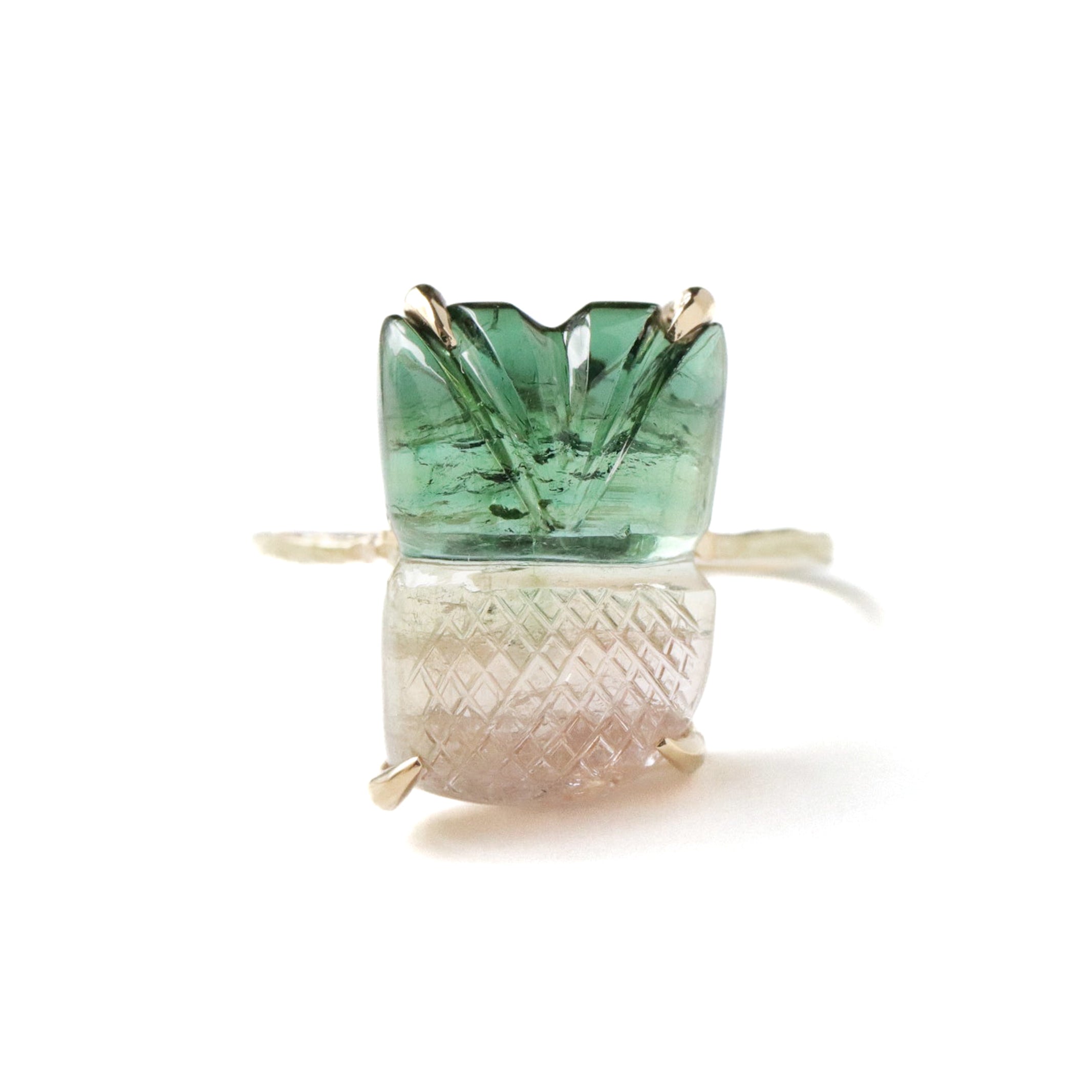【Online Exclusive】Prong Ring - Bicolor Tourmaline -