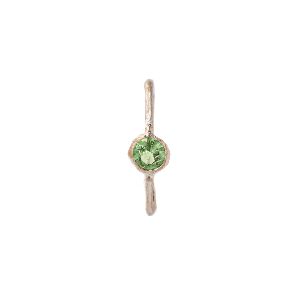Rough Collet Ear Cuff - Peridot -