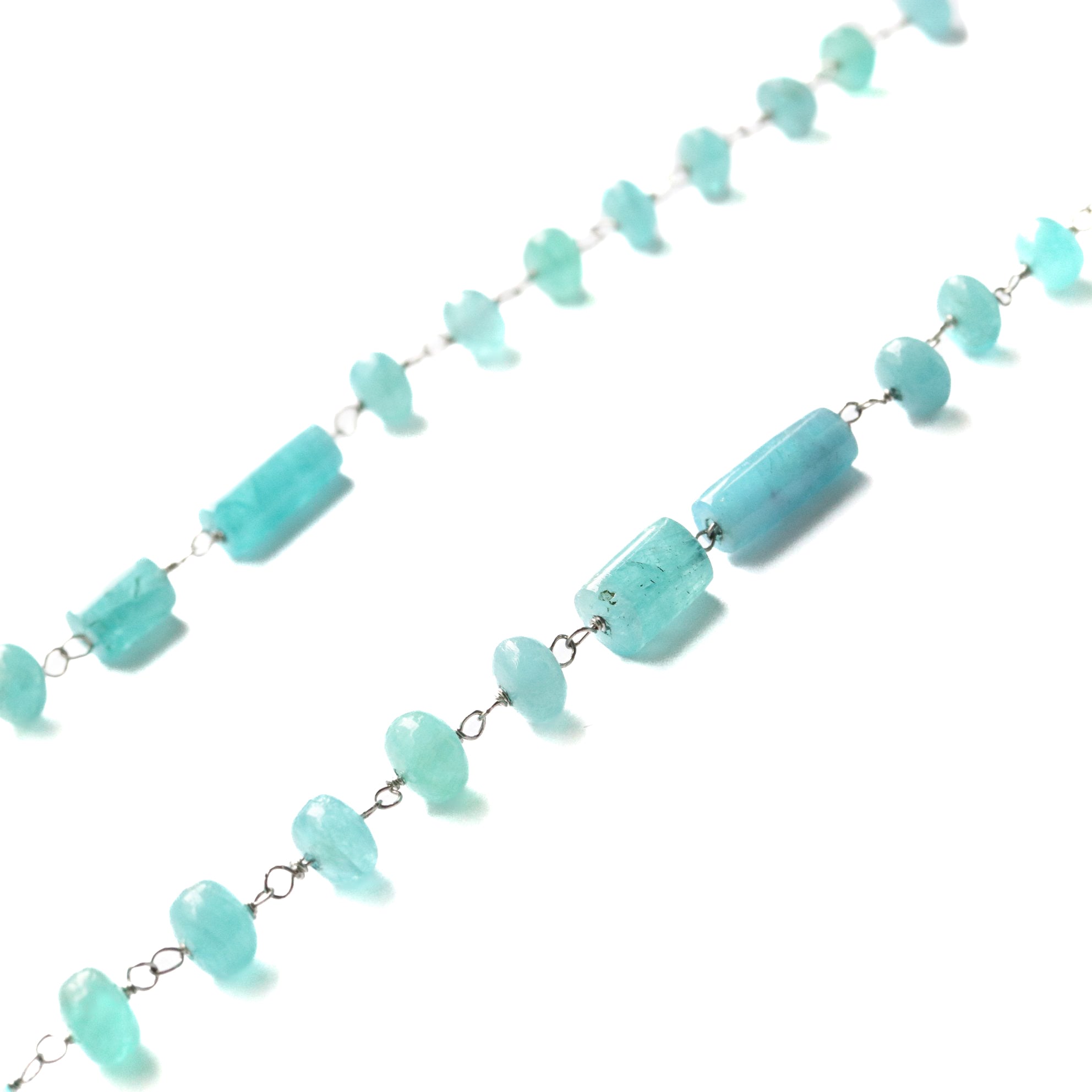 Mantel Necklace - Paraiba Tourmaline - – MONAKA jewellery