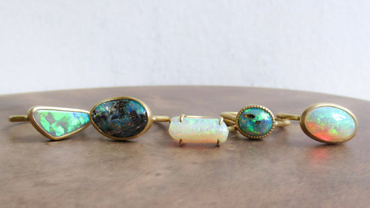 【staff blog】10月の誕生石“opal“リング特集