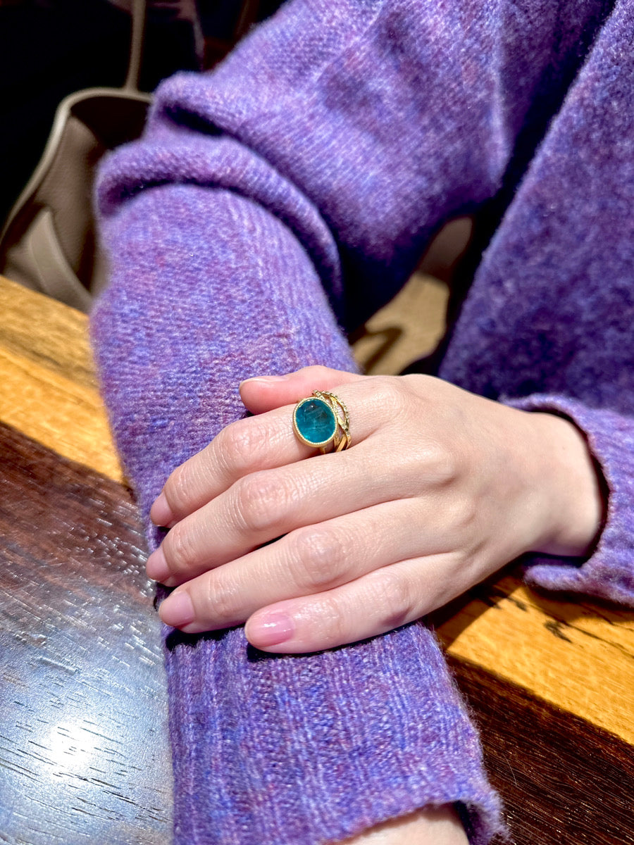 【 Customer Blog 】Snap "Grandidierite  Ring" / MONAKA aoyama
