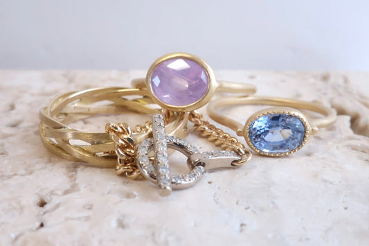 【staff blog】Sapphire Fair & Bond chain Ring / MONAKA isetan
