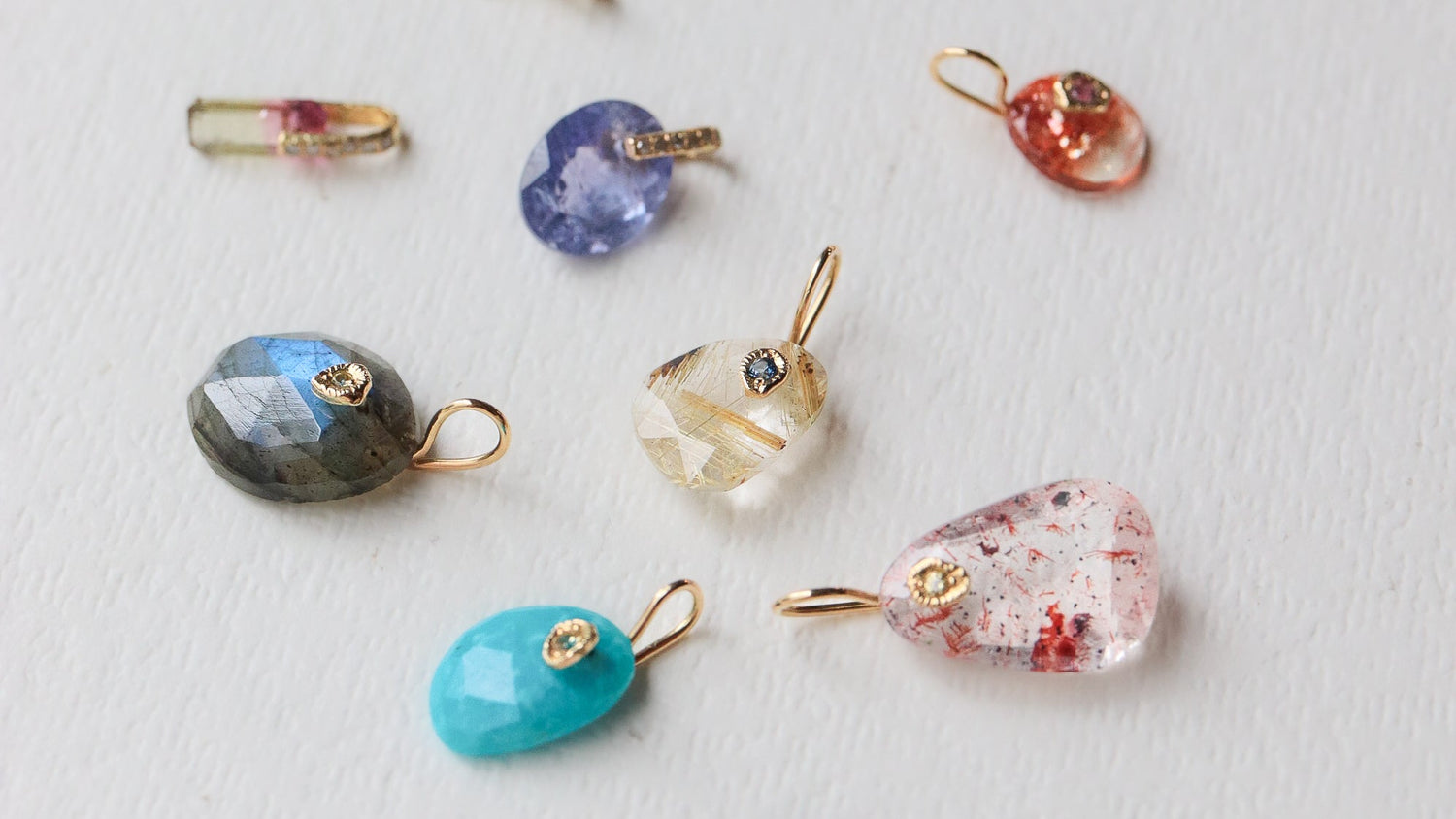 Necklace Top & Bar Stone Fair