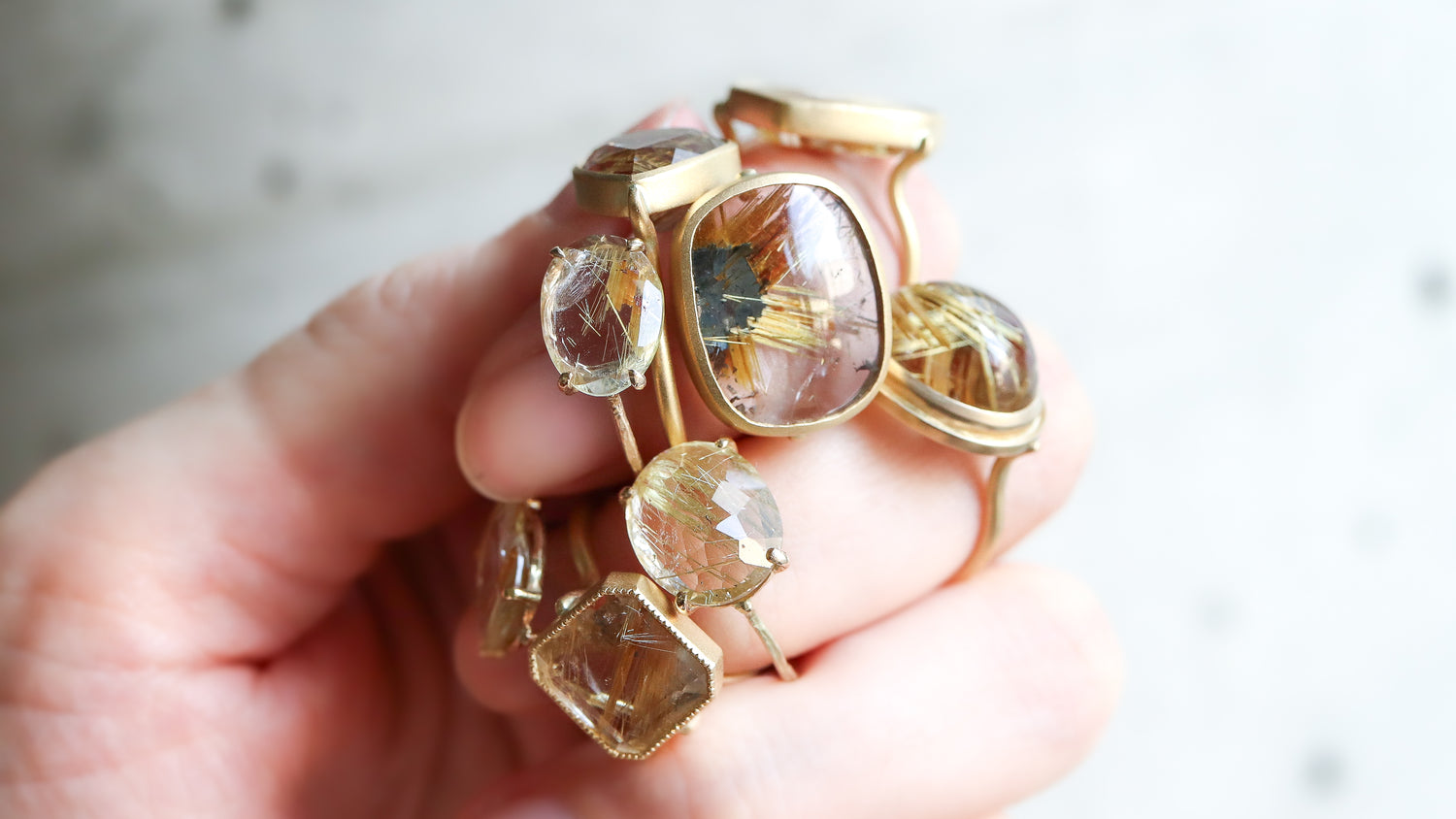 - Rutilated Quartz -