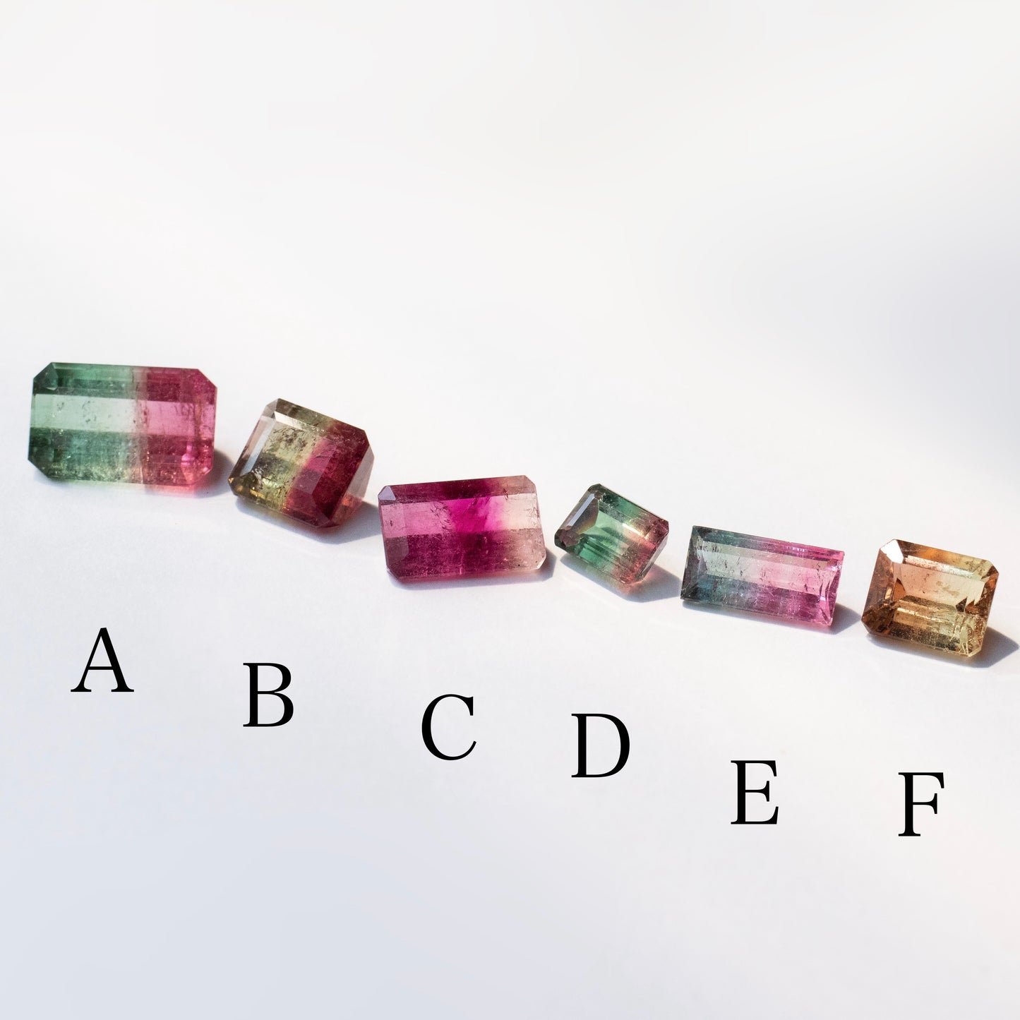 - Bicolor Tourmaline "A" Order Item -