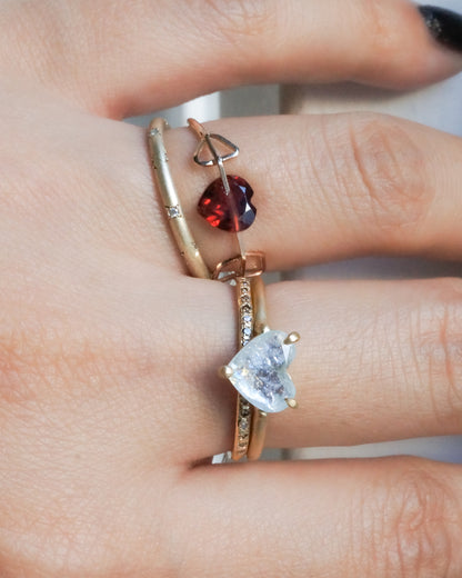 Prong Ring - Aquamarine -