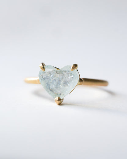 Prong Ring - Aquamarine -