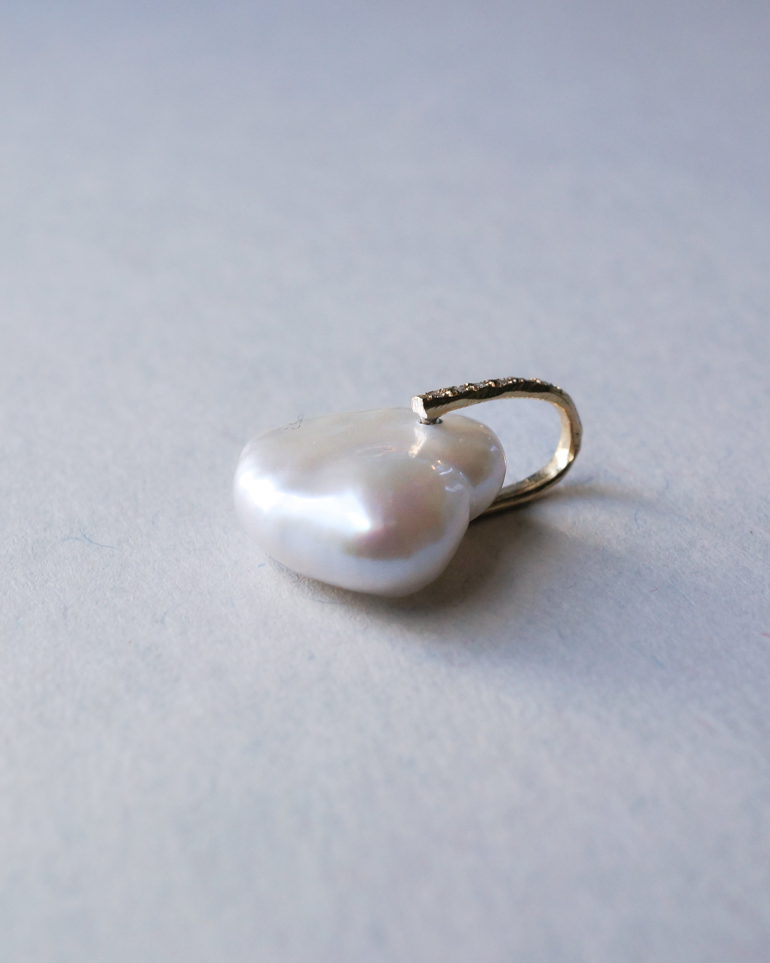 Hibiki Stone Necklace - Keshi Pearl / Diamond - – MONAKA jewellery