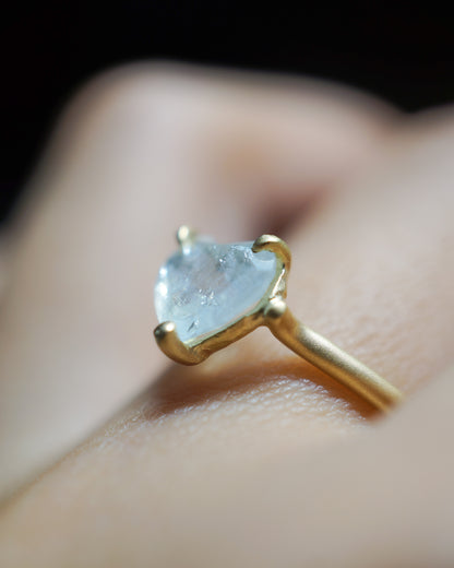 Prong Ring - Aquamarine -