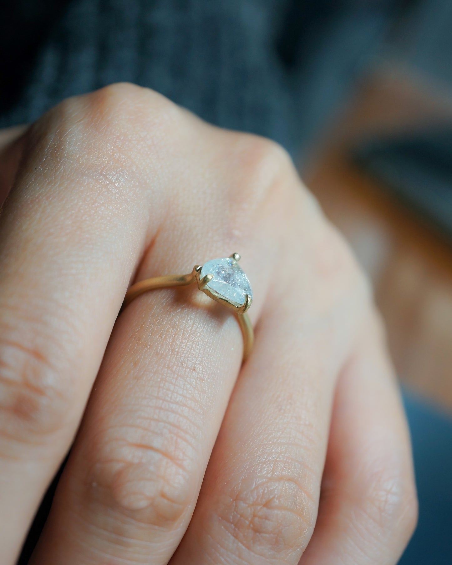 Prong Ring - Aquamarine -