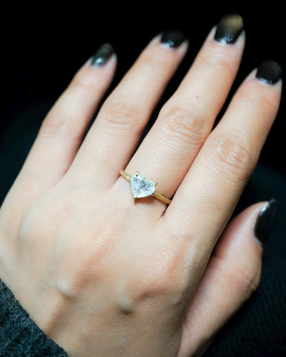 Prong Ring - Aquamarine -