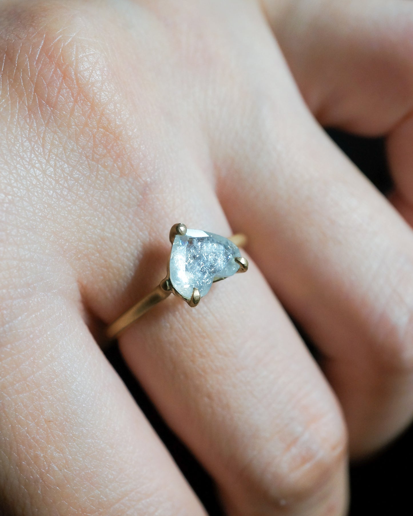 Prong Ring - Aquamarine -