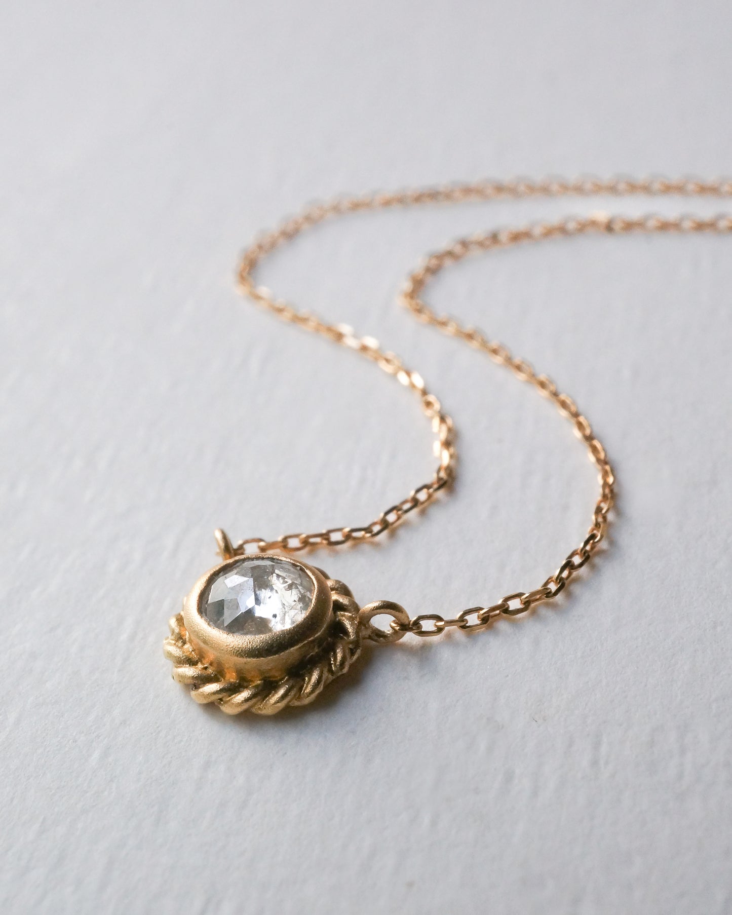 Twist Necklace - Diamond -