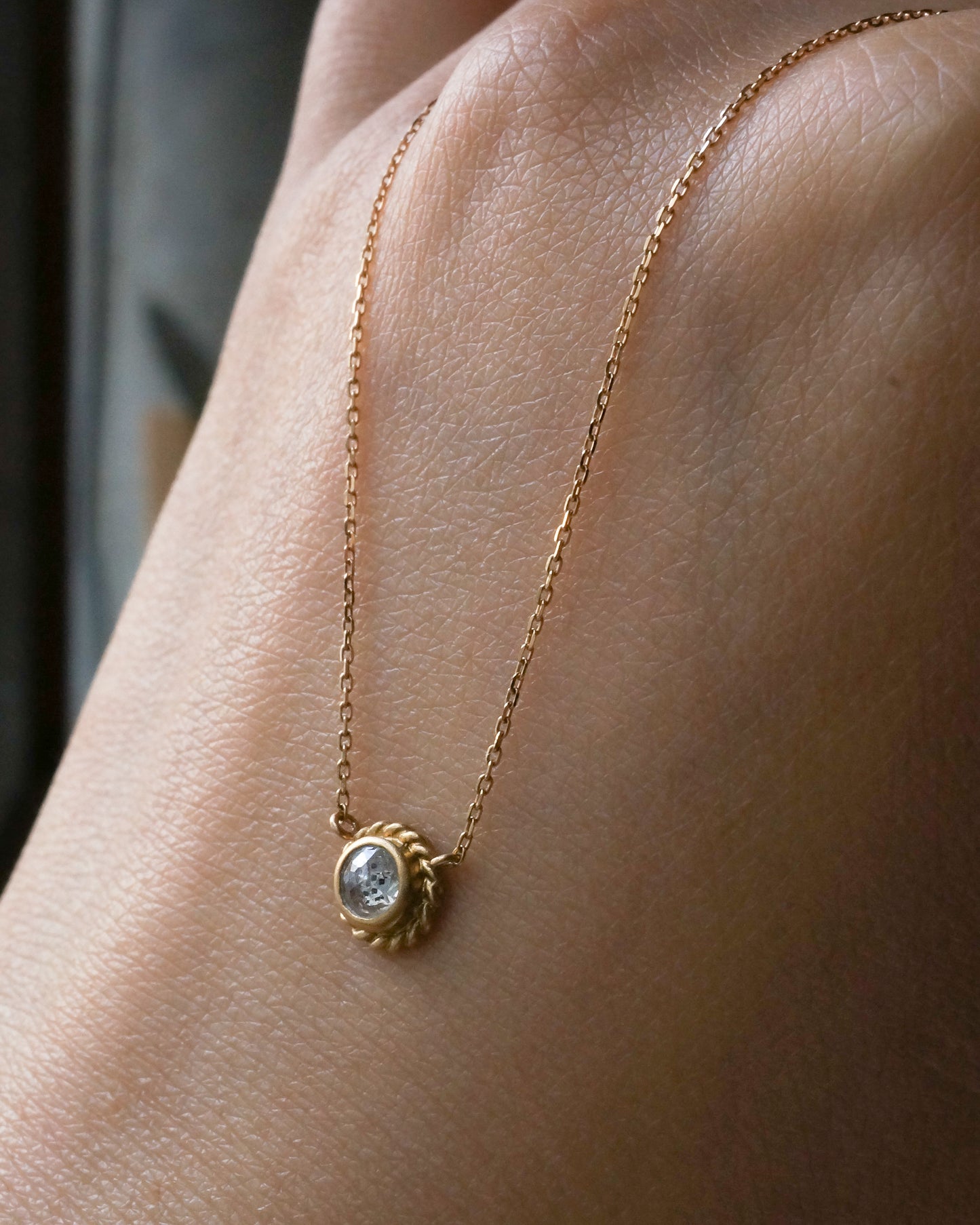 Twist Necklace - Diamond -