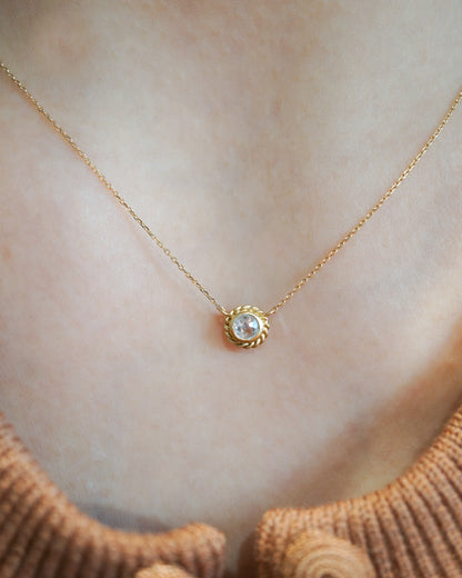 Twist Necklace - Diamond -