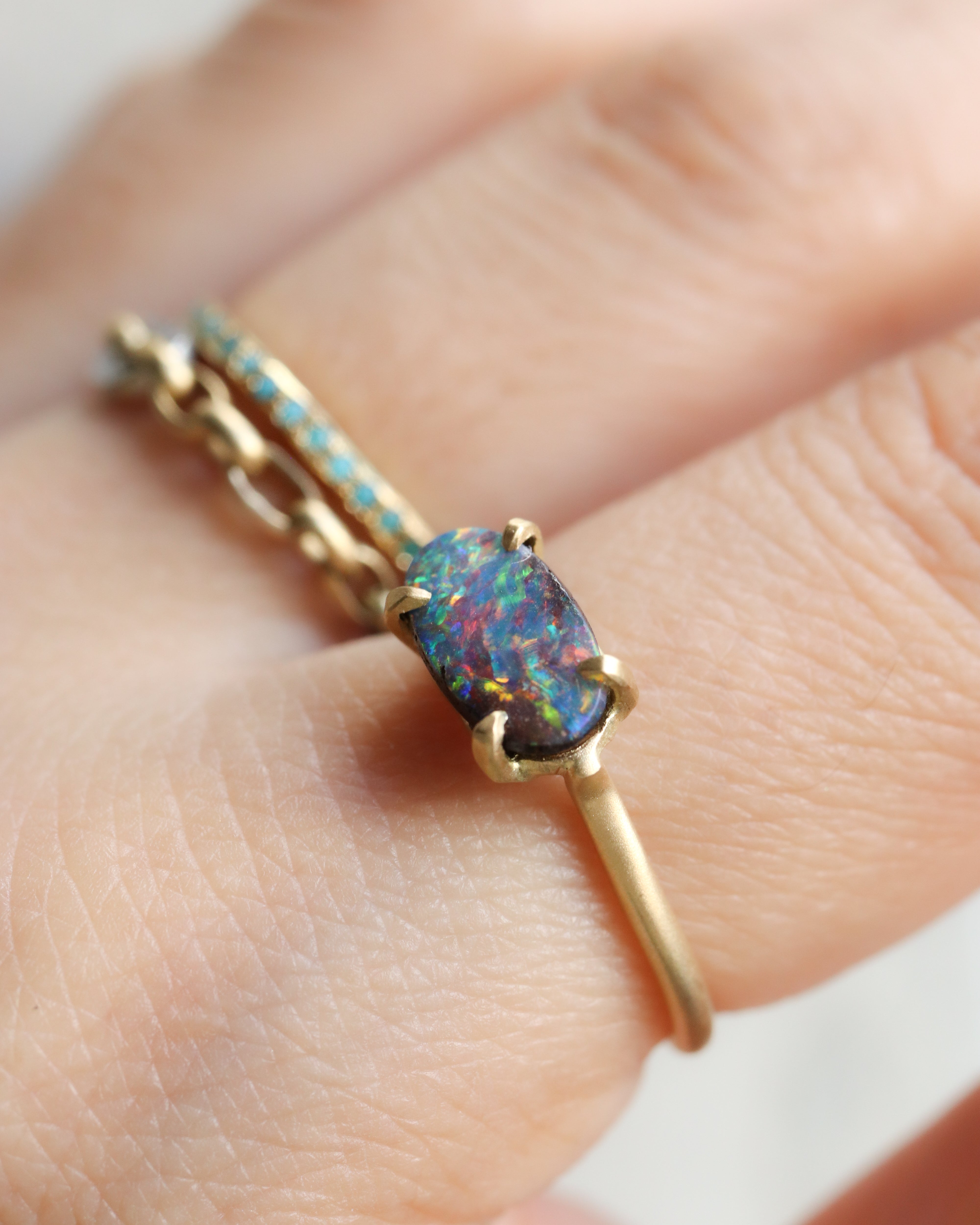Prong Ring - Boulder Opal - – MONAKA jewellery
