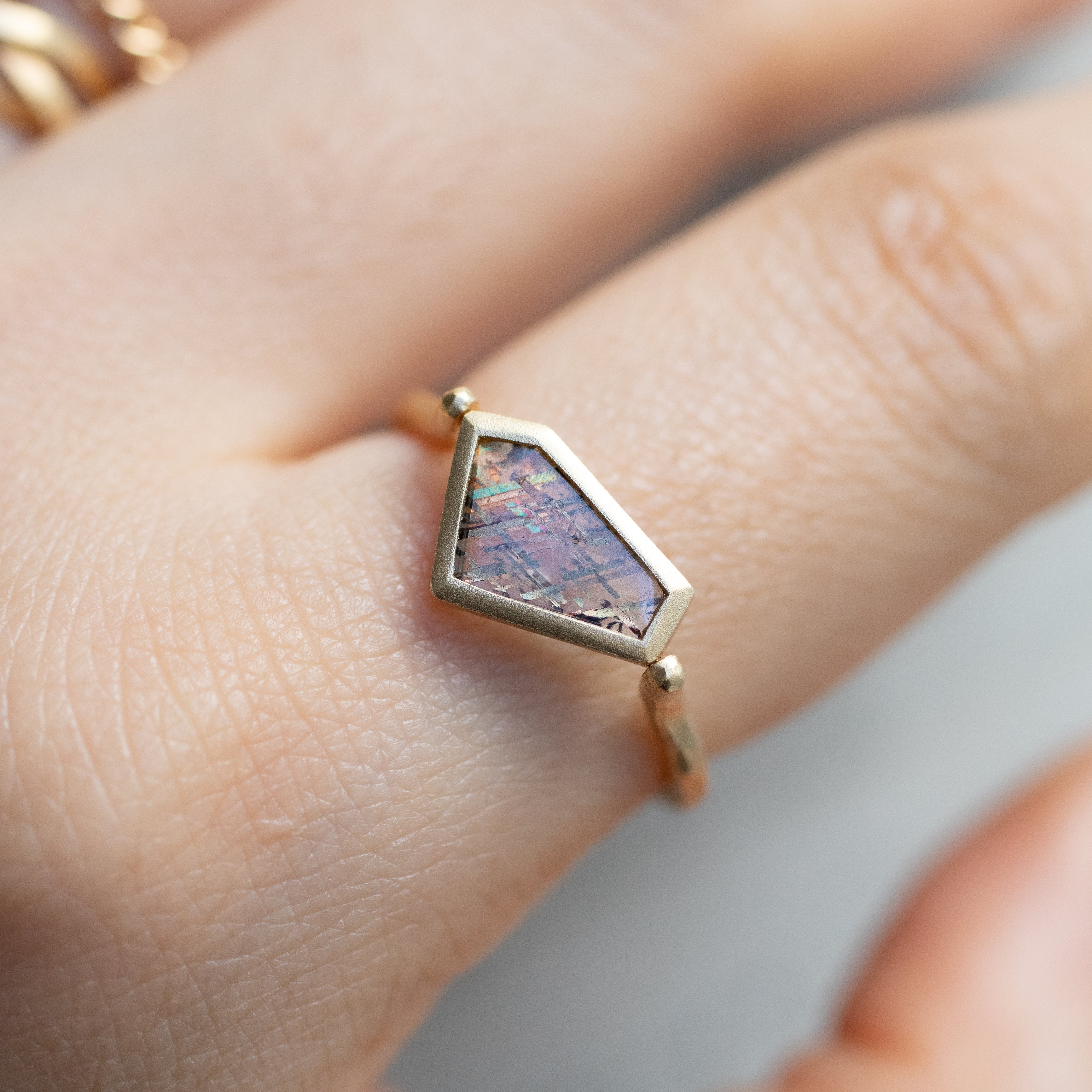 Ring - Lattice Sunstone -