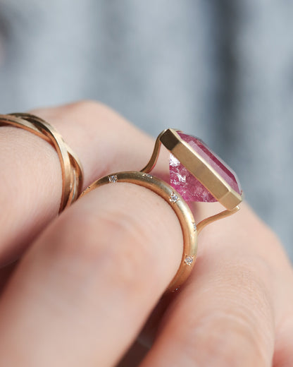 Collet Ring - Tourmaline -