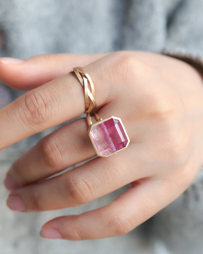 Collet Ring - Tourmaline -