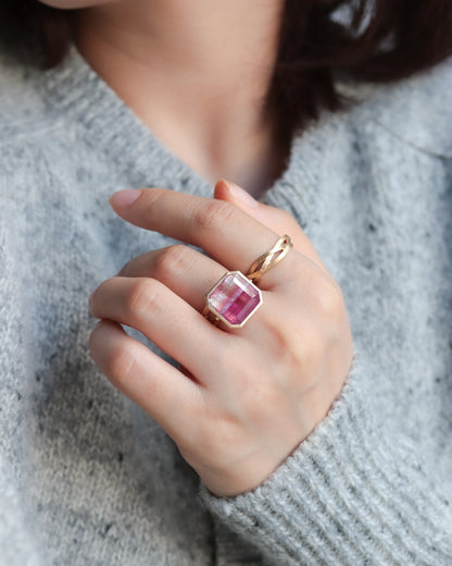 Collet Ring - Tourmaline -