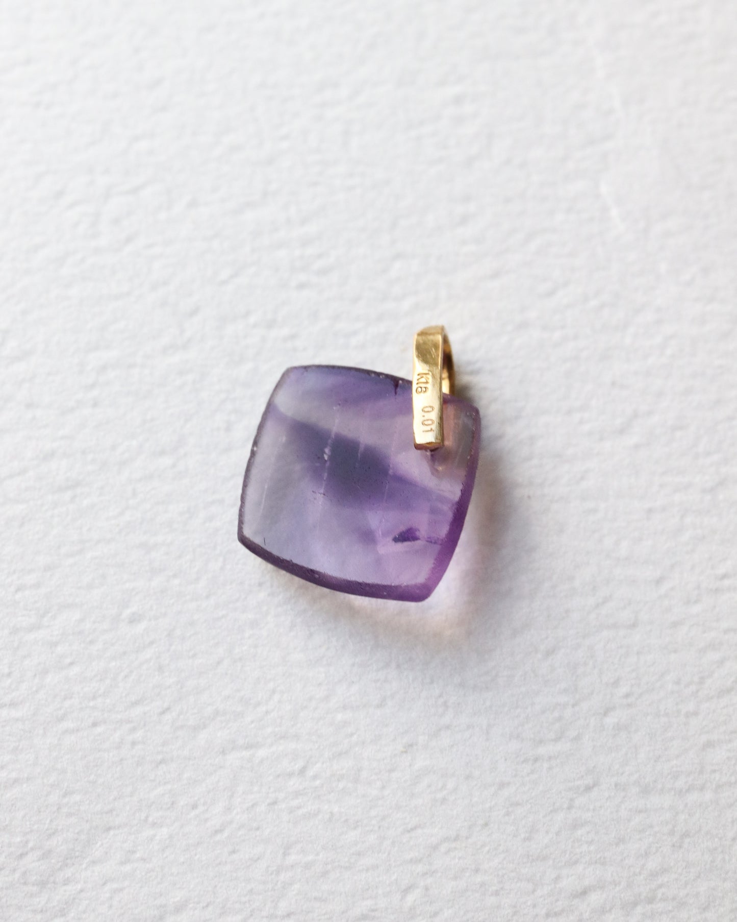 Hibiki Stone Necklace - Amethyst -