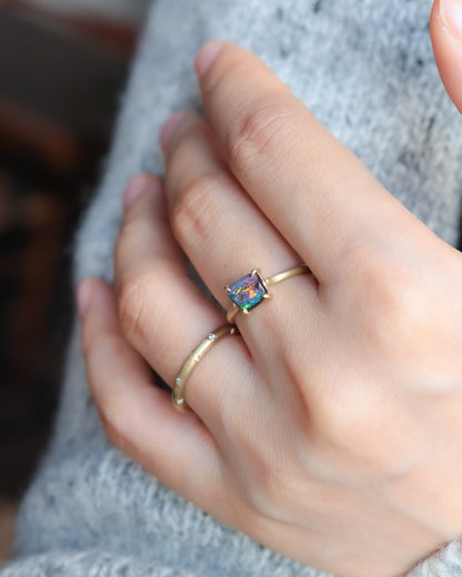 Prong Ring - Boulder Opal -