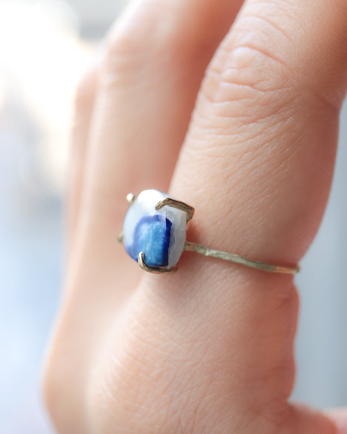 Flat Ring - Lapis Lazuli -