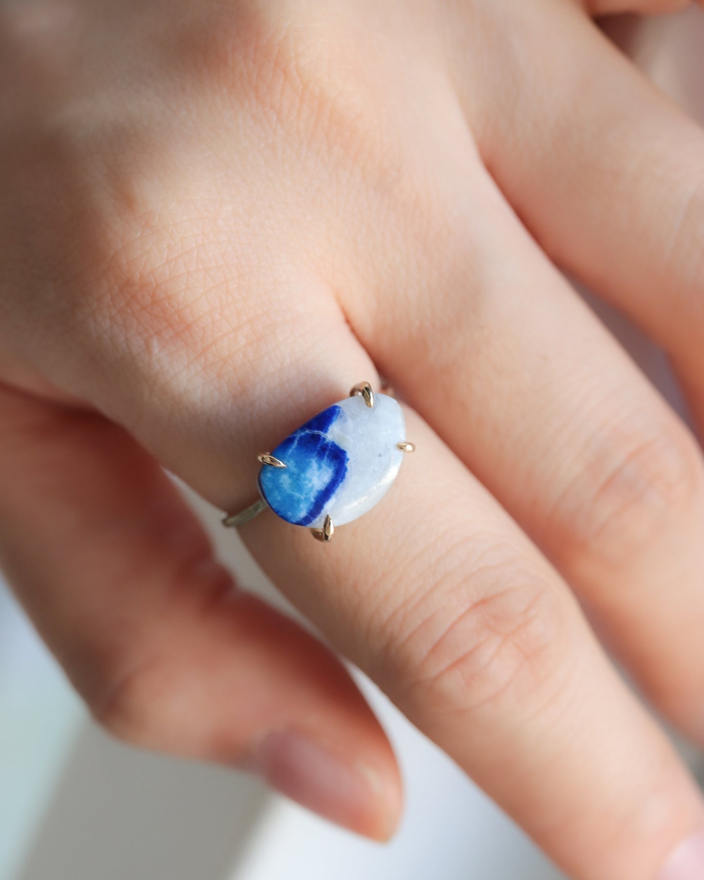 Flat Ring - Lapis Lazuli -