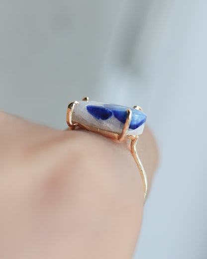 Flat Ring - Lapis Lazuli -