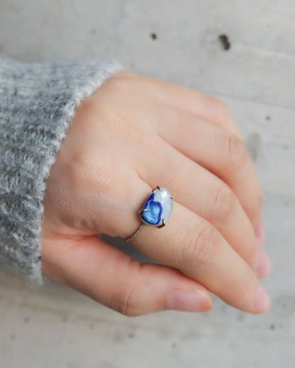 Flat Ring - Lapis Lazuli -