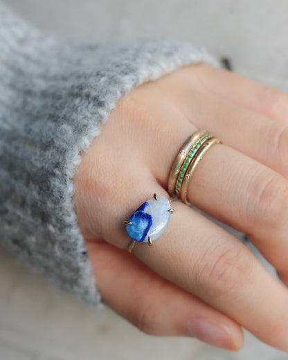 Flat Ring - Lapis Lazuli -