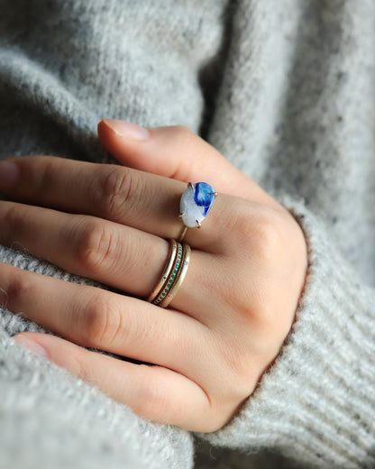 Flat Ring - Lapis Lazuli -