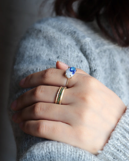 Flat Ring - Lapis Lazuli -