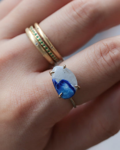 Flat Ring - Lapis Lazuli -