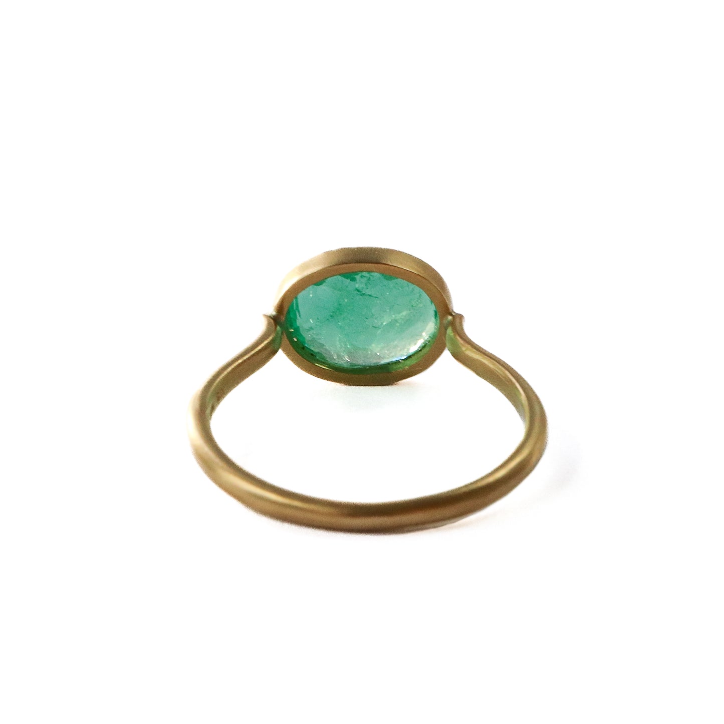 Milgrain Ring - Emerald -