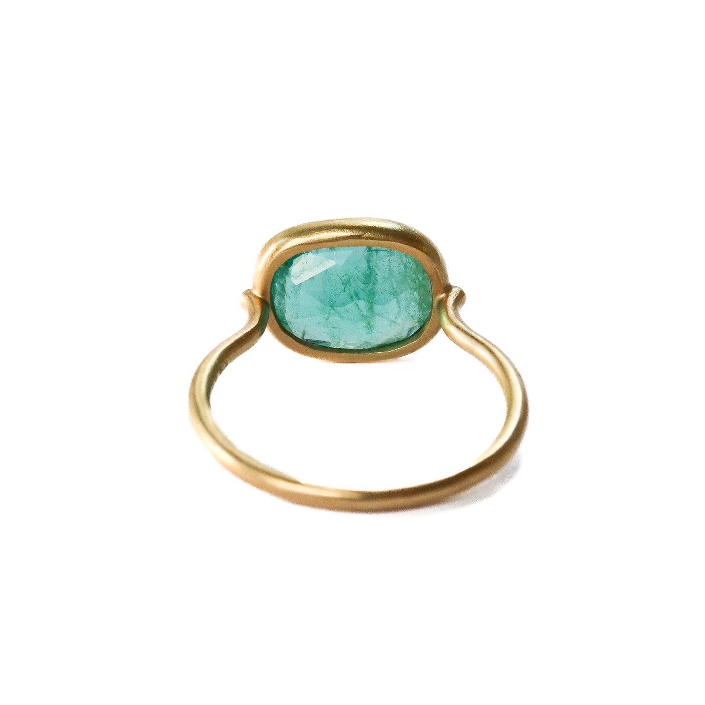 Collet Ring - Emerald -