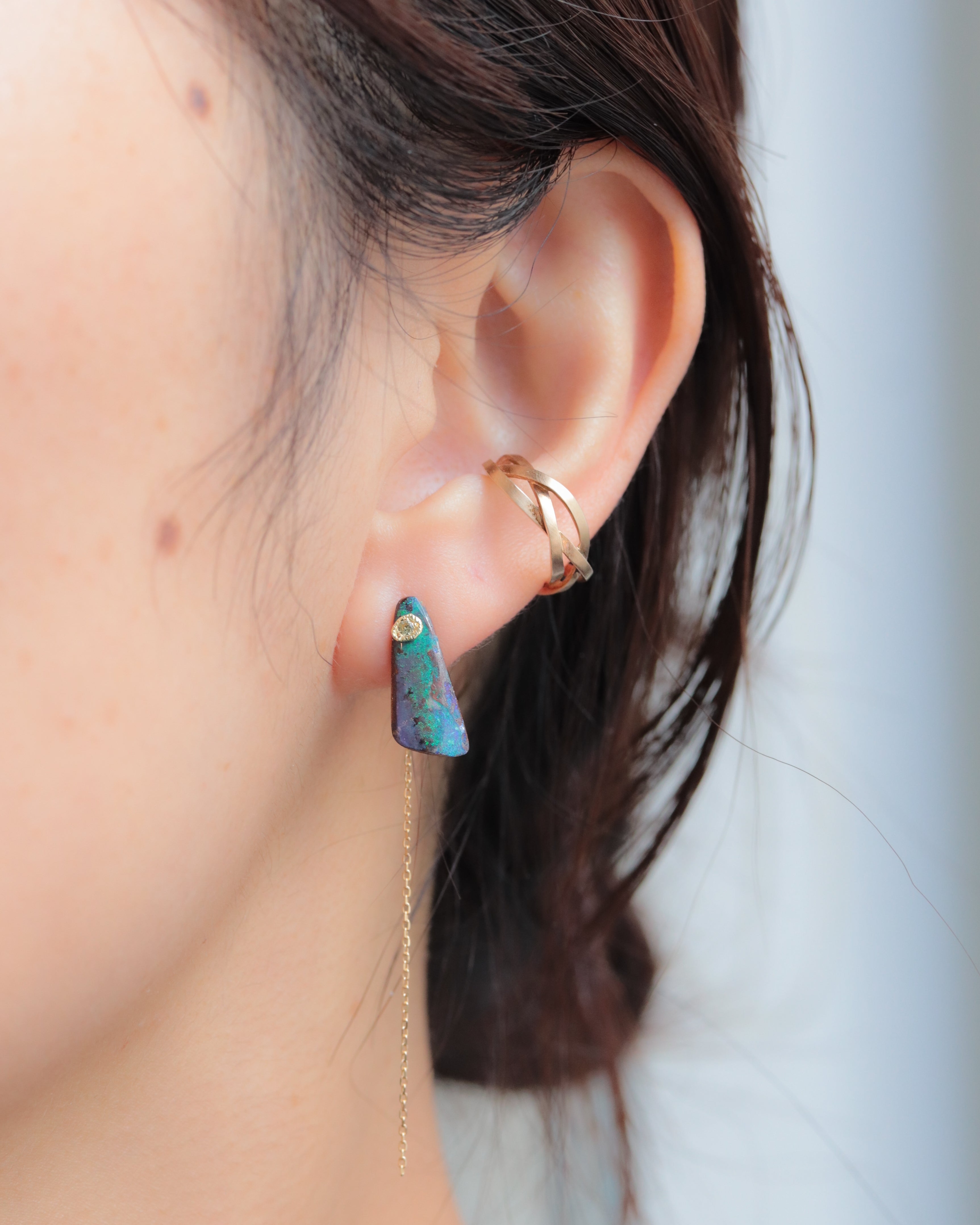 MONAKA jewellery ボルダーオパール ピアス 片耳 MONAKA jewellery