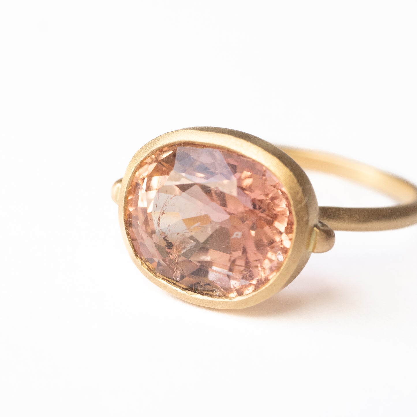 Collet Ring - Tourmaline -